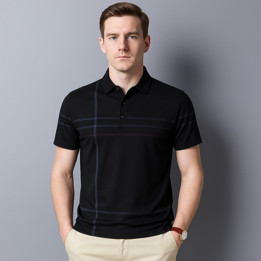 Gestreept Deluxe Premium Poloshirt