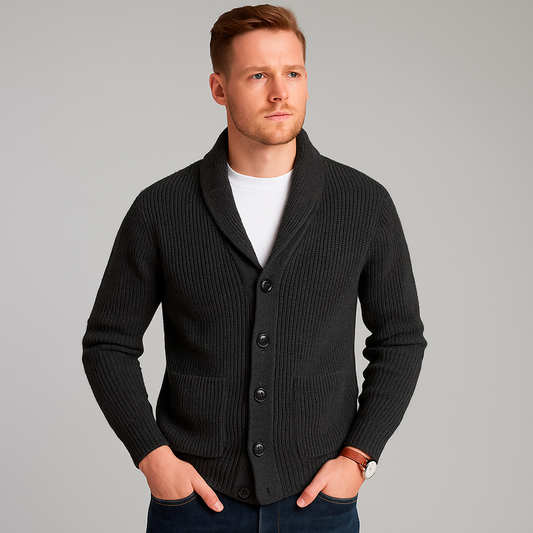 Heren Gebreide Cardigan